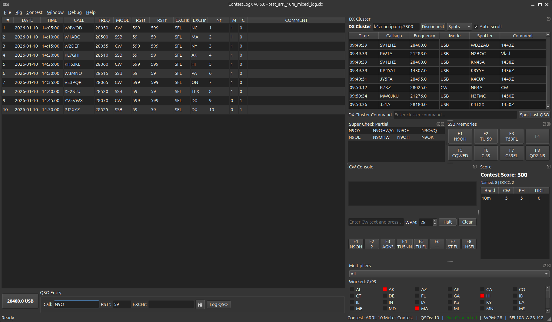 ContestLogX screenshot 1